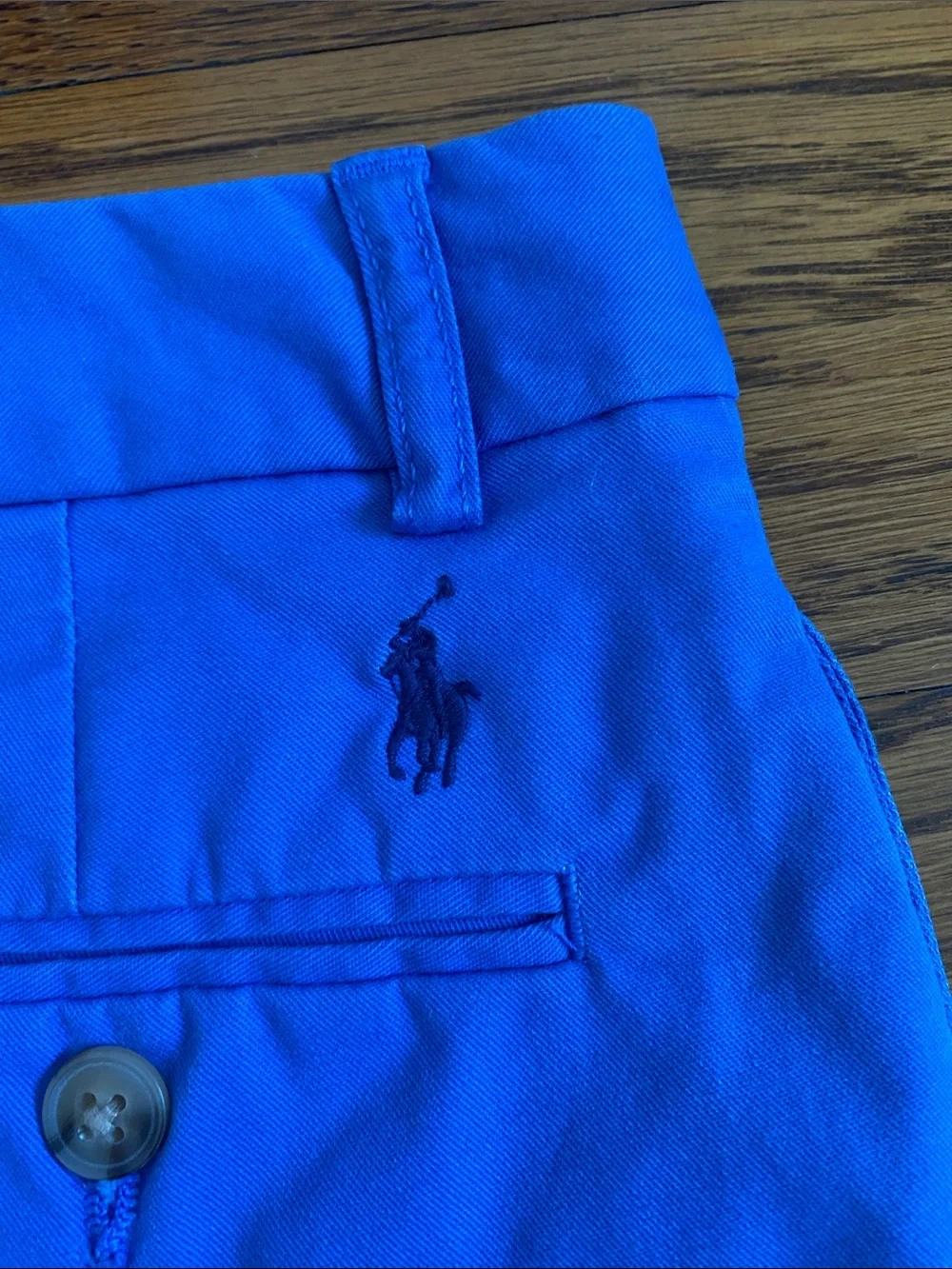 NWT Polo Ralph Lauren Blue Straight Fit Stretch Twill Shorts Boys Size 12